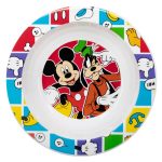 Bol plastic, multicolor, pentru copii, fără BPA, ce poate fi utilizat și la microunde, 16 cm, Better Together, Mickey Mouse