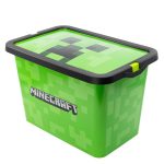Cutie depozitare jucării, Minecraft, 8,5x19,2x28,7 cm, 7 l Verde