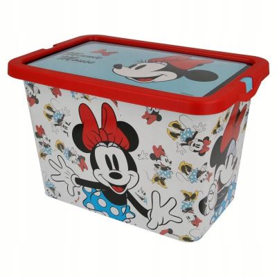Cutie pentru depozitare 7l roșu Minnie Mouse
