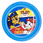 Farfurie plastic, multicolor, pentru copii, fără BPA, 21.5 cm, Pup Power, Paw Patrol