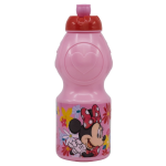 Sticlă pentru apă, sport, 400 ml, multicolor, fără BPA, Sping, Minnie Mouse
