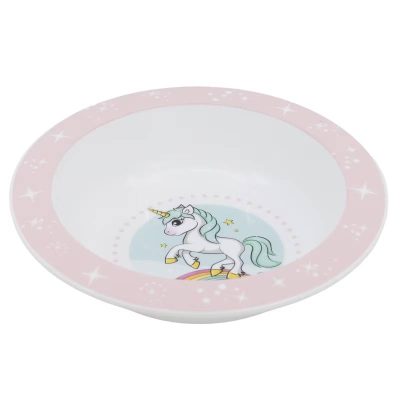 Bol plastic pentru copii 16 cm Unicorn