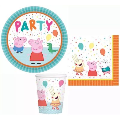 Set petrecere 32 piese Peppa Pig