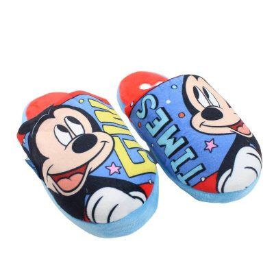Papuci băieți plușați Times Mickey Mouse