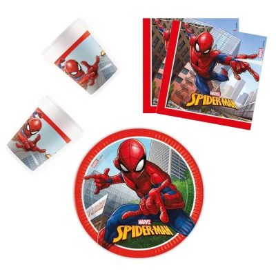 Set petrecere 36 piese Fighter Spiderman