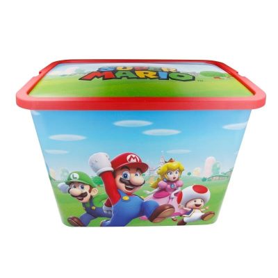 Cutie depozitare jucării Super Mario 23 l Albastru