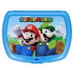 Cutie sandwich dreptunghiulară Super Mario, 18,1x6,7x13,9 cm Albastru