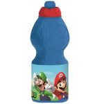 Sticlă plastic, 400 ml, Super Mario