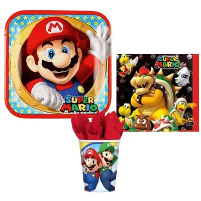 Set petrecere 36 piese Super Mario