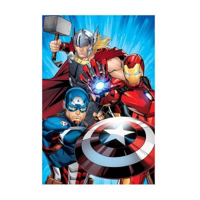 Pătură Avengers 100x150cm Microflanel Multicolor