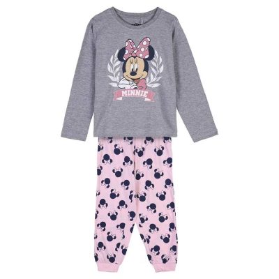 Pijama mânecă lungă Minnie Mouse Gri