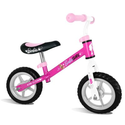Bicicleta fără pedale pentru copii multicolor Barbie