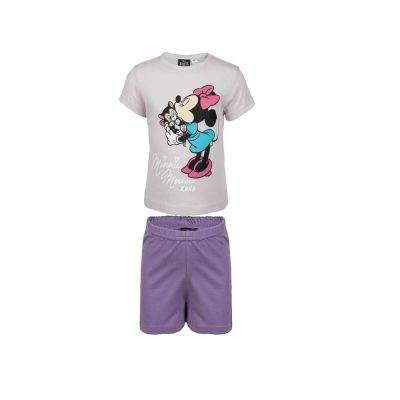 Pijama copii cu mânecă scurtă Love Minnie Mouse